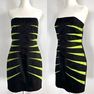 Vintage Rare 90s Jessica McClintock Strapless Prom Party Dress